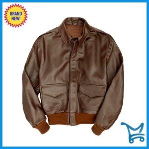 Lambskin Leather Bomber Jacket Men's S-3XL Motorcycle Style